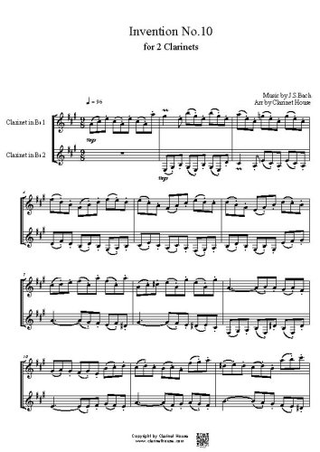 Bach 2 Part Invention No.10
