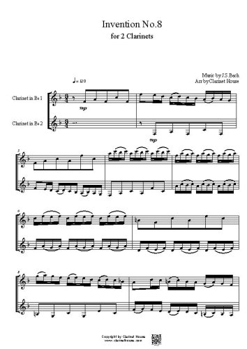 Bach 2 Part Invention No.8