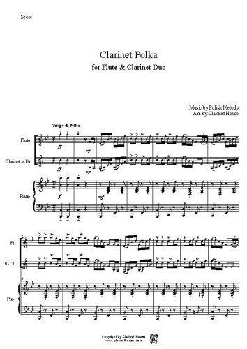 Clarinet Polka for Flute & Clarinet Duet