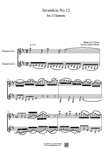 Bach 2 Part Invention No.12