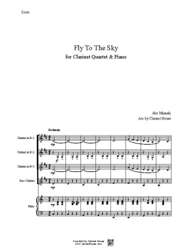 Fly To the Sky for Cl Quartet & Pno