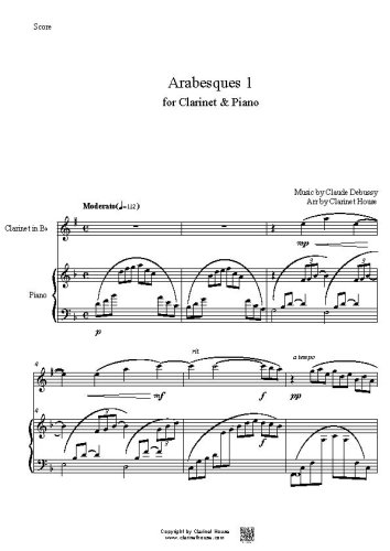 Arabesque for Clarinet & Piano