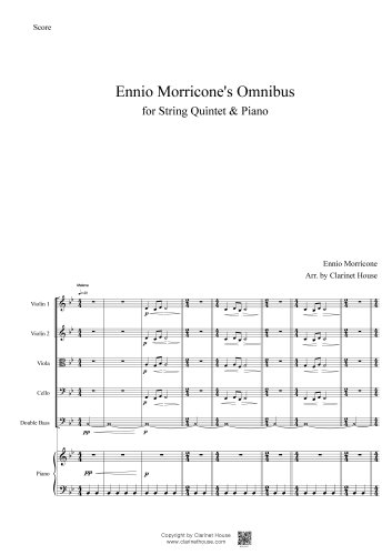 엔니오 모리코네 셀렉션 for String Quintet & Piano