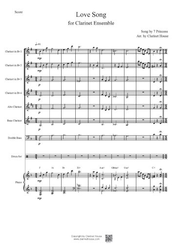 Love Song for Clarinet Ensemble