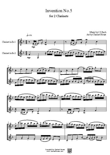 Bach 2 Part Invention No.5